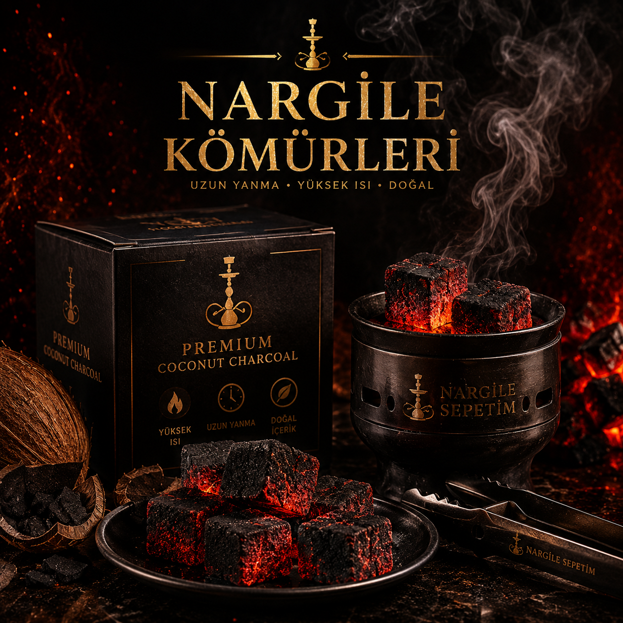 Nargile Kömürleri